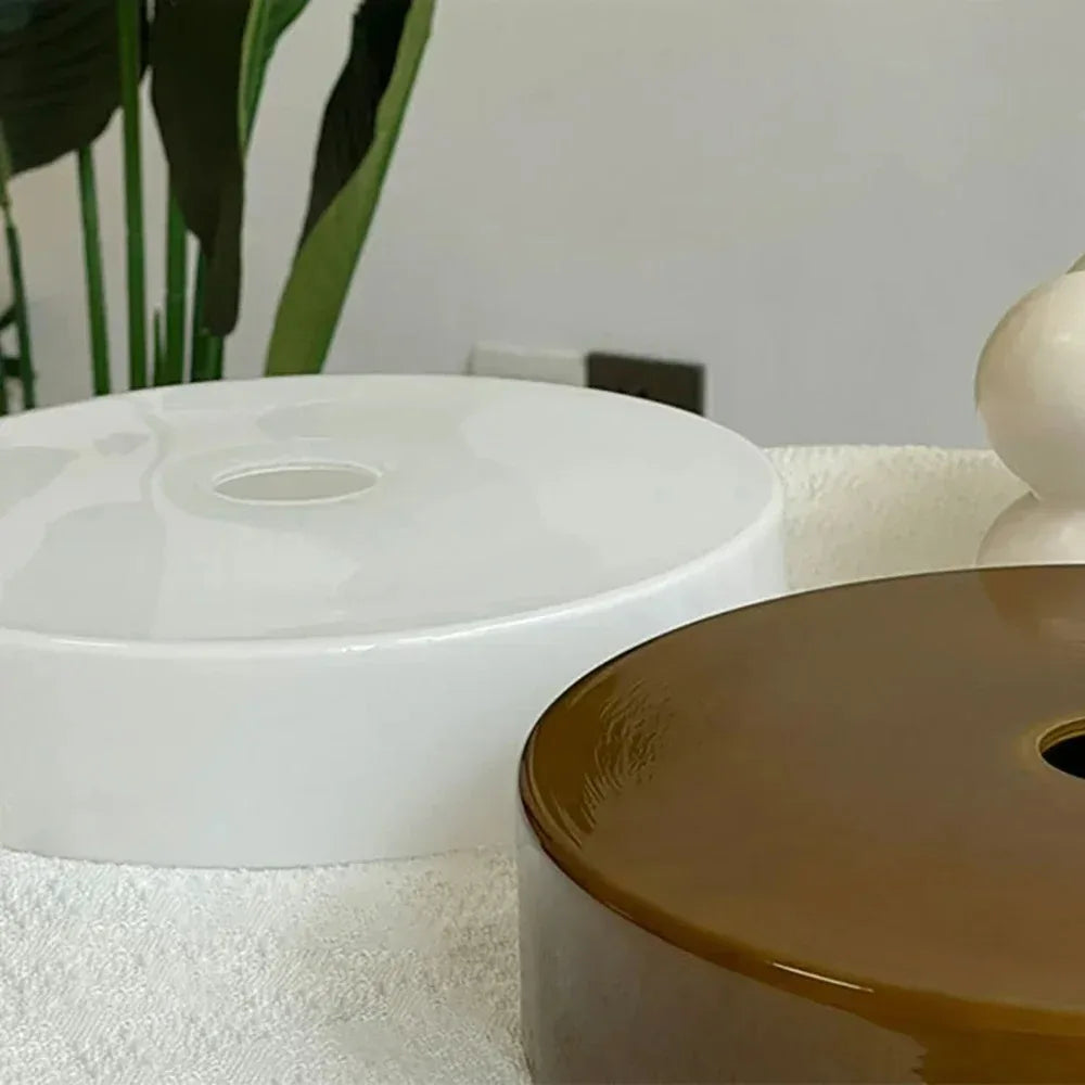 35cm Nordic Retro Glass Pendant Lamps Indoor E27 LED Chandelier Living Room Dining Room Bedroom Kitchen Decorative lights Large